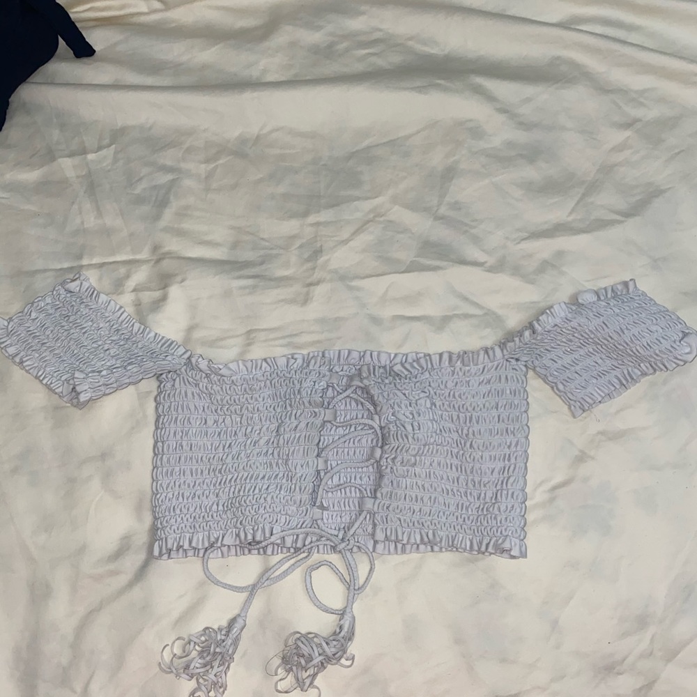 White Bathing suit top